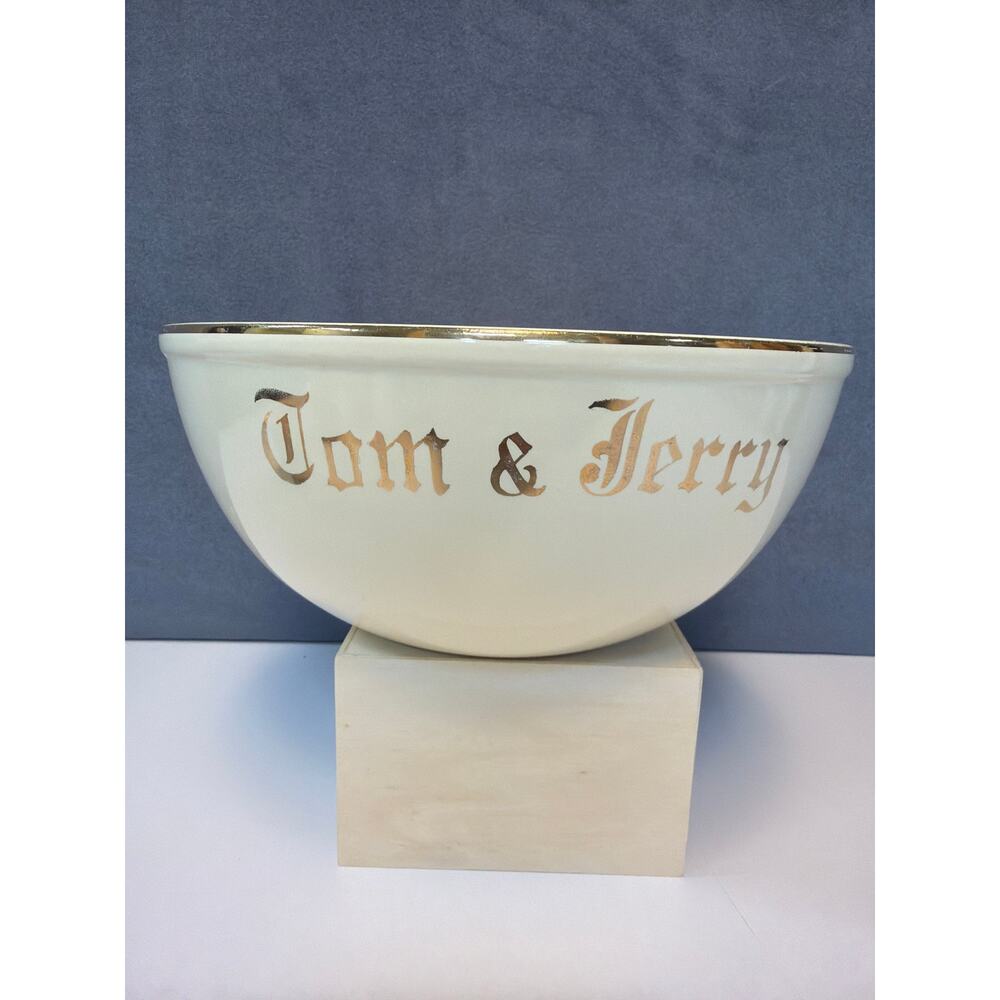 Vintage Tom & Jerry Bowl +3 Mugs Set by Homer Laughlin - Picture 2 of 9